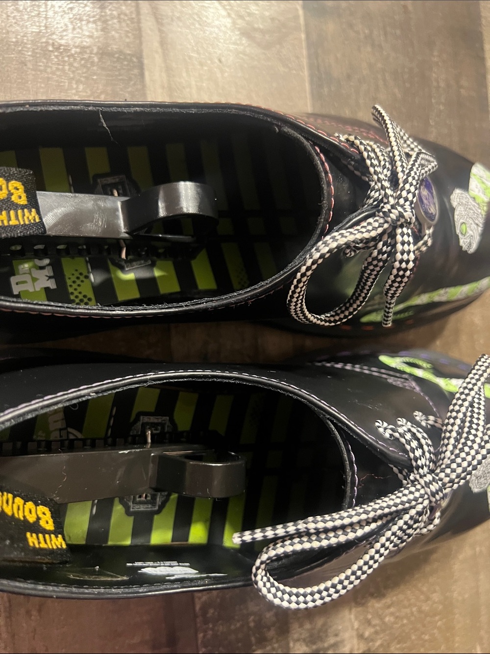 Dr. Martens x Beetlejuice 1461 WB Leather Oxford Shoes Men’s 10 Rare Collab - Picture 10 of 10